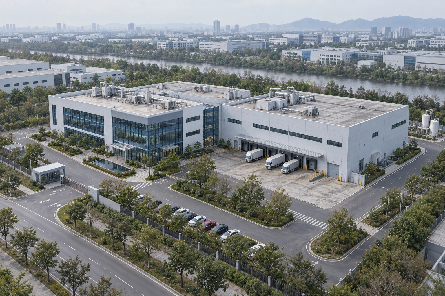 China factory exterior